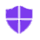 purple shield