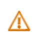 amber warning sign