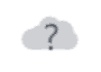 A question mark over a cloud